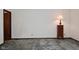 Neutral bedroom featuring a small table with a decorative lamp at 6318 Dahlia Dr, Indianapolis, IN 46217