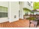 Backyard deck showcases a pleasant outdoor living space at 9338 Eden Woods Ct, Indianapolis, IN 46260