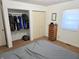 Bedroom with closet, dresser and large window, providing ample storage at 935 Fry Rd, Greenwood, IN 46142