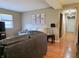 Cozy living room featuring neutral colors, stylish decor and natural light at 935 Fry Rd, Greenwood, IN 46142