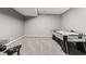 Finished basement area with neutral carpeting and entertainment zone with ping pong table at 945 Baywood Ct, Columbus, IN 47201