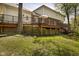 Large deck overlooking the green lawn, perfect for enjoying the outdoors at 9838 Gulfstream Ct, Fishers, IN 46037