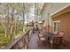 Inviting outdoor deck offering ample seating for outdoor gatherings and relaxing at 9838 Gulfstream Ct, Fishers, IN 46037