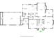 First floor layout featuring a kitchen, living room, office, and garage at 10605 Winterwood, Carmel, IN 46032