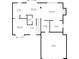 Detailed floor plan of the home's main level featuring a kitchen, dining area, and Gathering room at 11347 Whitewater Way, Fishers, IN 46037