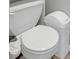 Close-up of a toilet and a trash can in a bathroom at 11347 Whitewater Way, Fishers, IN 46037