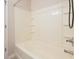 A close up view of the tub and shower in a bathroom at 11617 Tahoe Way, Indianapolis, IN 46235