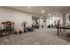 Finished basement area with space for play and exercise at 11880 Whisper Ridge Dr, Noblesville, IN 46060