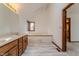 Primary bathroom showcasing dual sinks, a large soaking tub and tile floors at 13797 Mill Stream Ct, Carmel, IN 46032
