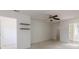 Large bedroom with ceiling fan and closet at 14117 Princewood Dr, Fishers, IN 46037