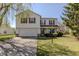 Charming two-story home featuring red shutters, a two-car garage, and well-maintained landscaping at 14117 Princewood Dr, Fishers, IN 46037