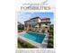 Beautiful backyard featuring a sparkling in-ground pool, lounge chairs, and a well-manicured lawn at 14872 Autumn View Way, Fishers, IN 46037