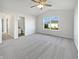 Spacious main bedroom with vaulted ceiling, carpet and ceiling fan at 15507 Dry Creek Rd, Noblesville, IN 46060
