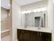 Bathroom features double vanity and shower with tiled walls at 16870 Imperial Ct, Fishers, IN 46040