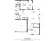 Detailed floor plan showcasing the layout of the home, including bedrooms, kitchen, and living areas at 16870 Imperial Ct, Fishers, IN 46040