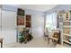 Cozy bedroom with light blue walls, curated decor, and ambient lighting at 17072 Newberry Ln, Westfield, IN 46074