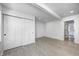 Clean and bright bedroom with closet, recessed lighting, and light floors at 2009 N Bosart Ave, Indianapolis, IN 46218