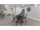 Finished basement with a carpeted floor, eating area, and recreational space at 2326 Guilford Ave, Indianapolis, IN 46205
