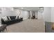 Finished basement featuring a comfortable seating area and neutral decor at 2326 Guilford Ave, Indianapolis, IN 46205