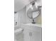 Contemporary bathroom with modern fixtures and bright lighting at 2326 Guilford Ave, Indianapolis, IN 46205