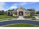 Charming clubhouse with stone accents, manicured landscaping, and a welcoming entrance for community gatherings at 2798 W High Grove Cir, Zionsville, IN 46077