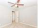 Bedroom with a ceiling fan, plush carpet, and natural light at 2945 N New Jersey St, Indianapolis, IN 46205