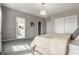 Bright main bedroom offering ample space, a view to the ensuite, and closet space at 3133 Ruckle St, Indianapolis, IN 46205