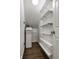 Walk in storage area with built in shelves and plenty of space at 3133 Ruckle St, Indianapolis, IN 46205
