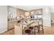 Spacious kitchen features granite countertops, stainless steel appliances, and a large center island at 3748 Bay Rd S Dr, Indianapolis, IN 46240