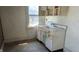 Kitchen with vintage sink, window and open cabinets at 437 Jefferson Ave, Indianapolis, IN 46201