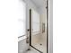 Modern shower with glass door and neutral tile at 4417 Barharbor Ct, Indianapolis, IN 46268