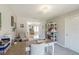 Bright bedroom featuring a large desk, neutral walls, and hardwood floors at 5875 Annanhill Ct, Avon, IN 46123