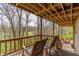 Inviting deck with scenic wooded views, offering a tranquil outdoor escape at 5875 Annanhill Ct, Avon, IN 46123
