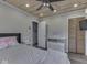 Comfortable bedroom with ceiling fan and recessed lighting, perfect for rest and relaxation at 6141 Flamingo Dr, Nineveh, IN 46164