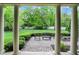 Charming backyard patio with comfortable seating and lush greenery at 6430 Meridian Pkwy # Apt A, Indianapolis, IN 46220