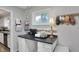 Coffee bar area near laundry room with natural light and a view at 6826 Hague Rd, Indianapolis, IN 46256