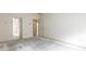 Clean bedroom with adjoining hallways provides ample space for renovation and customization at 7131 Topp Creek Ct, Indianapolis, IN 46214