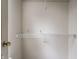 A simple closet with installed shelving, ready for organizing your wardrobe and accessories at 7131 Topp Creek Ct, Indianapolis, IN 46214