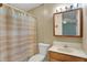 Cozy bathroom with shower and sink at 7702 Dornock Dr, Indianapolis, IN 46237