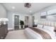 Serene main bedroom offers a neutral palette, modern decor, and access to a walk-in closet at 838 N Tacoma Ave, Indianapolis, IN 46201