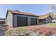 Two-car garage and wide brick driveway at 91 Crestview Dr, Greenwood, IN 46143