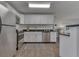 Stylish kitchen features stainless steel appliances, sleek countertops, and an open layout at 91 Crestview Dr, Greenwood, IN 46143