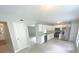 Well-lit kitchen featuring white cabinets, stainless steel appliances, and a clean, open layout at 9162 Hadway Dr, Indianapolis, IN 46256
