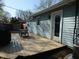 Backyard deck with table and chairs for outdoor enjoyment at 10360 Wilson Rd, Brownsburg, IN 46112