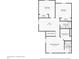 Second floor layout features bedrooms, closets, loft, and bathroom at 10905 Amber Glow Ln, Indianapolis, IN 46229