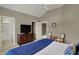 Inviting bedroom offers a comfortable layout with access to an ensuite bathroom at 13682 Frenchmans Creek, Carmel, IN 46032