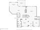 Layout of first floor of house showing the Kitchen, Foyer and Gathering Room at 13682 Frenchmans Creek, Carmel, IN 46032
