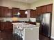 Gourmet kitchen featuring stainless steel appliances and granite countertops at 14814 Edgebrook Dr, Fishers, IN 46040