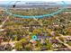Aerial view highlighting proximity to Indianapolis Motor Speedway, just half a mile away at 1739 N Alton Ave, Indianapolis, IN 46222