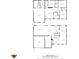 Combined floor plans of the home's first and second floors, illustrating the entire layout at 1792 Salina Dr, Avon, IN 46123